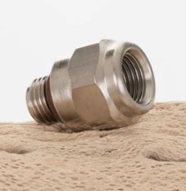 3/8'-24 Male x 1/8' NPT Female