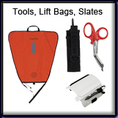 Tools, Lift Bags, Slates