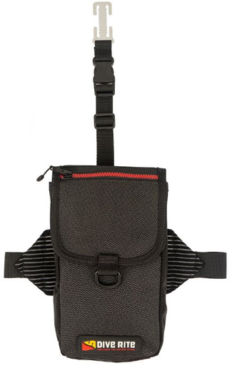 Poche Plongée Dive Rite Bellows Vertical Zip Avec Daisy Chain – Taille Unique – Rangement Pratique Et Accès Rapide Pour Vos Accessoires