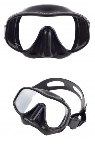 Dive Rite ES150 Frameless Mask Black 